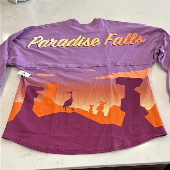 Disney Adult Purple and Orange 'Up' Shirt - Picture 7 of 7
